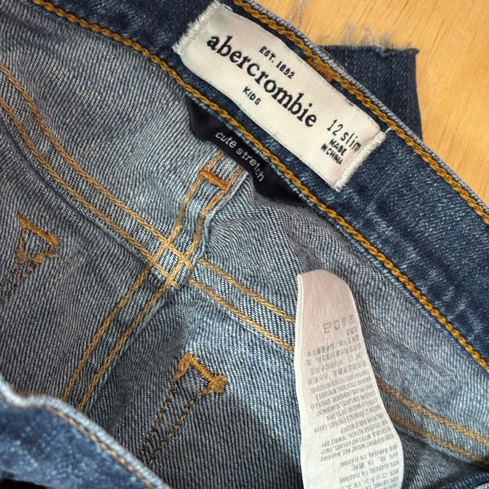 Abercrombie Kids Blue Denim Shorts